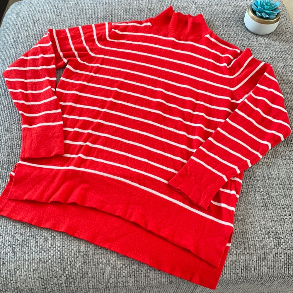 Laura Scott Ladies XL mock turtleneck sweater